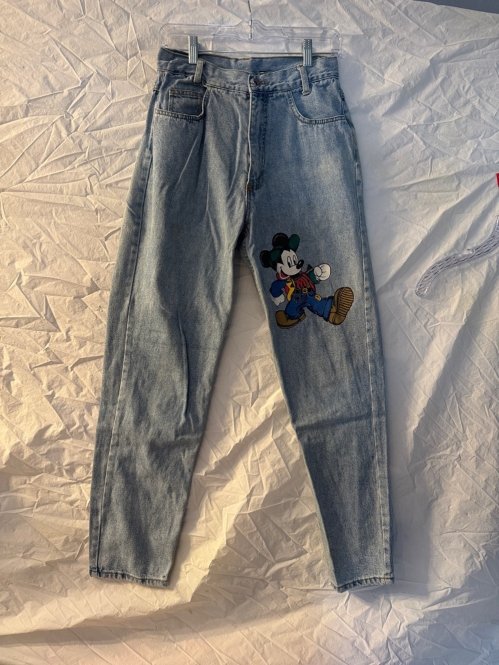 RARE 90’s Vintage Mickey Unlimited Jerry Leigh Bareback Mickey Tapered Jeans